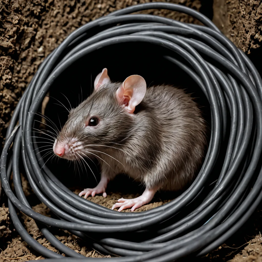 tikus menggigit kabel