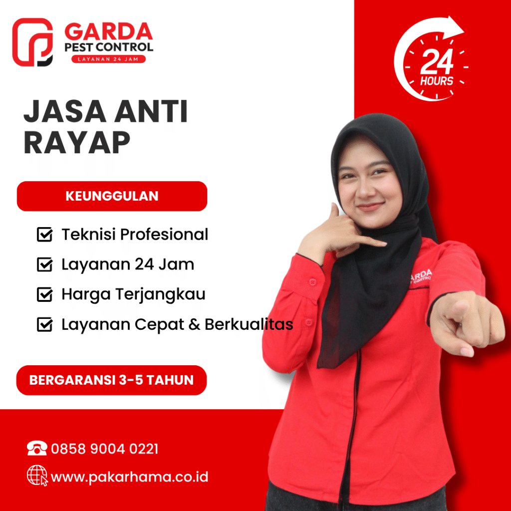 Jasa Anti Rayap Bekasi Metode Lengkap Hasil Efektif Bergaransi