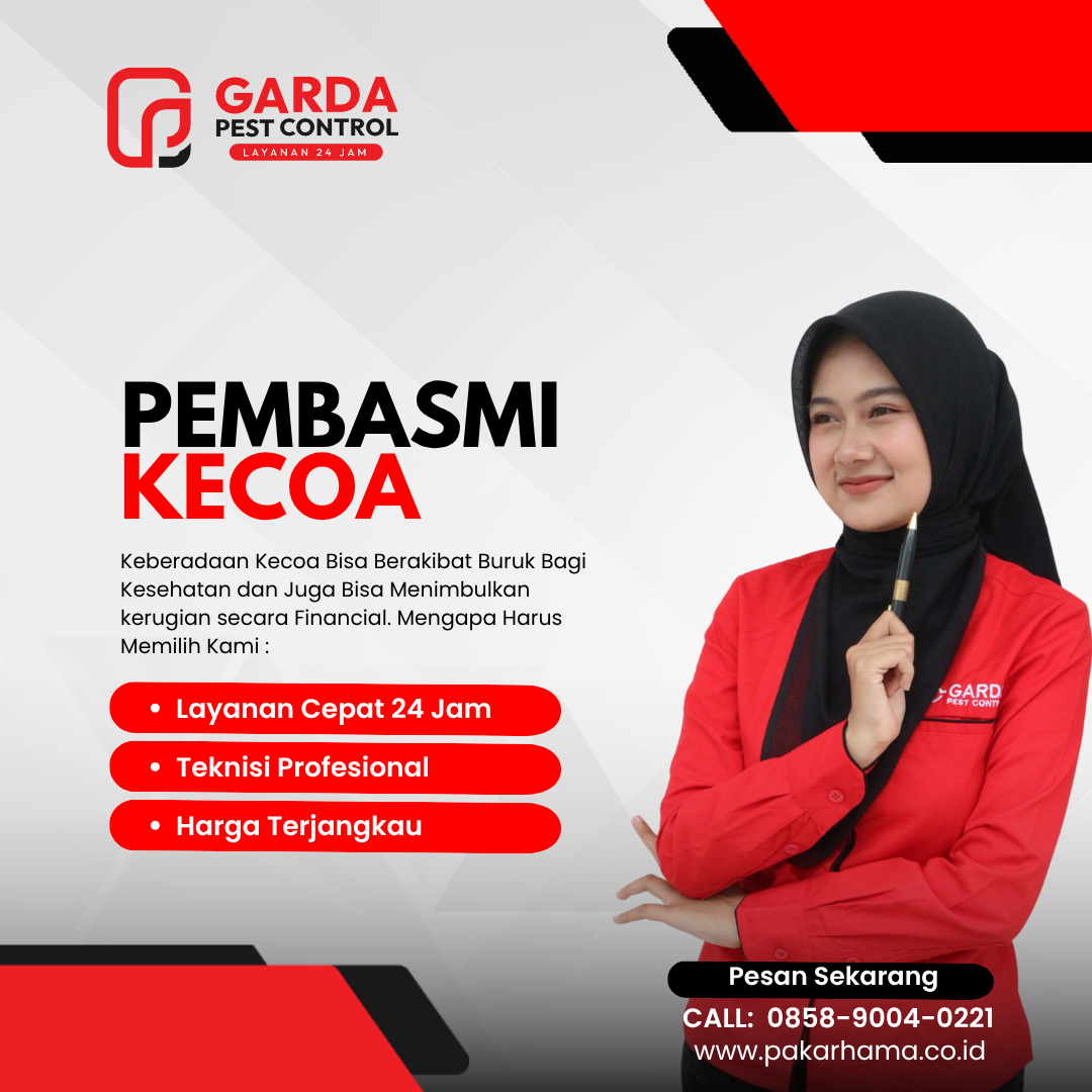 Jasa Pembasmi Kecoa di Pekalongan Spesialis Rumah dan Cafe
