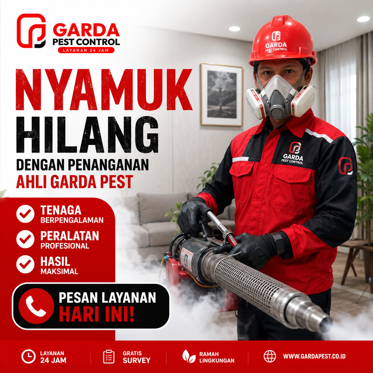 Pest Control Pembasmi Nyamuk Yogyakarta: Melindungi Anda dari Gangguan Serius