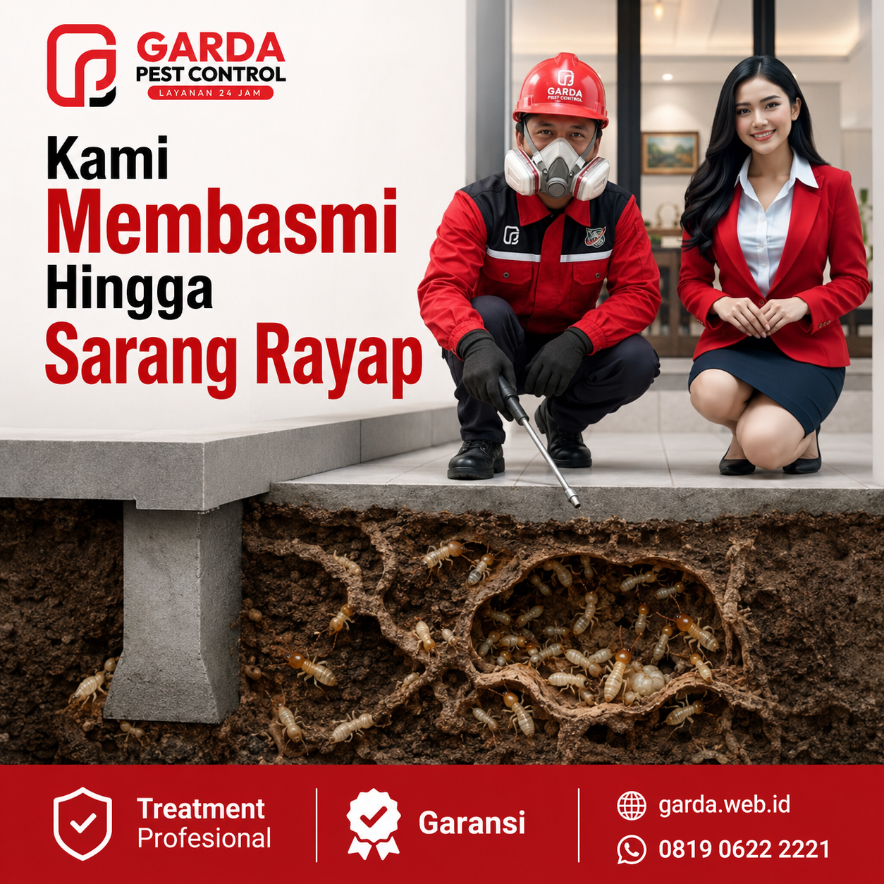 Jasa Anti Rayap Pra Konstruksi Bangunan Boyolali Aman Bergaransi