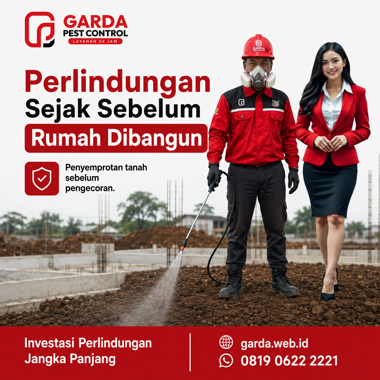 Jasa Anti Rayap Pra Konstruksi Boyolali Terpercaya dari Pest Control Garda