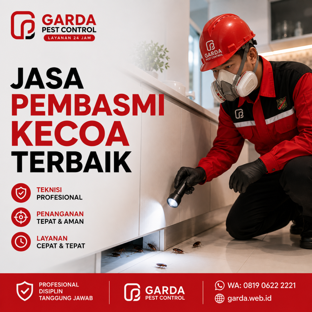 Jasa Pembasmi Kecoa Boyolali Profesional untuk Rumah & Bisnis