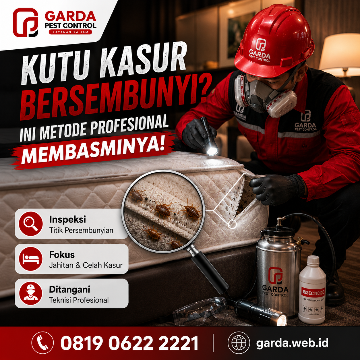 Metode Pembasmian Kutu Kasur Profesional untuk Hasil Bersih Total