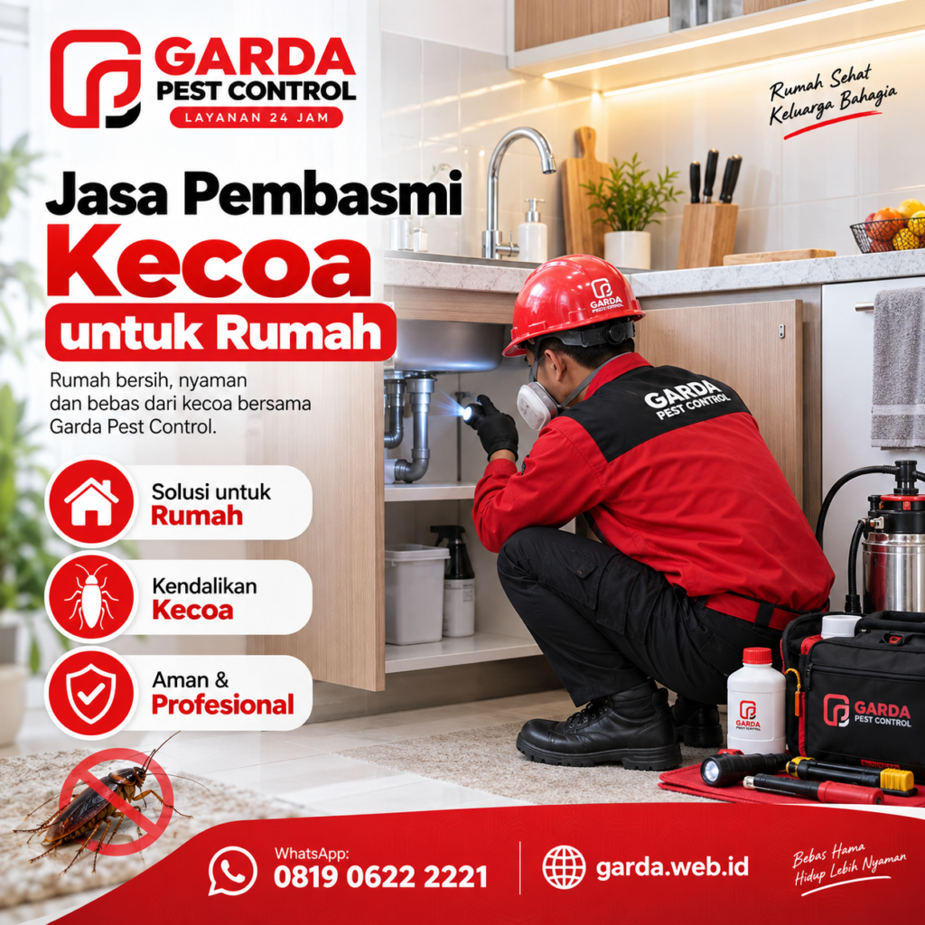 Jasa Pembasmi Kecoa di Bandung Berkualitas Premium